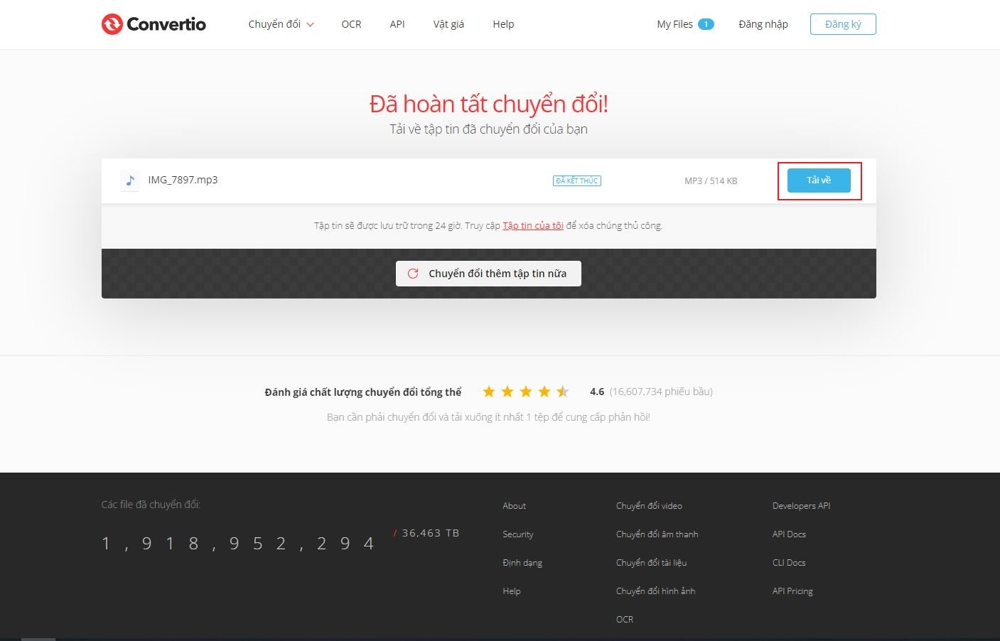 Chuyển đổi file AVI sang các định dạng khác - Bước 5