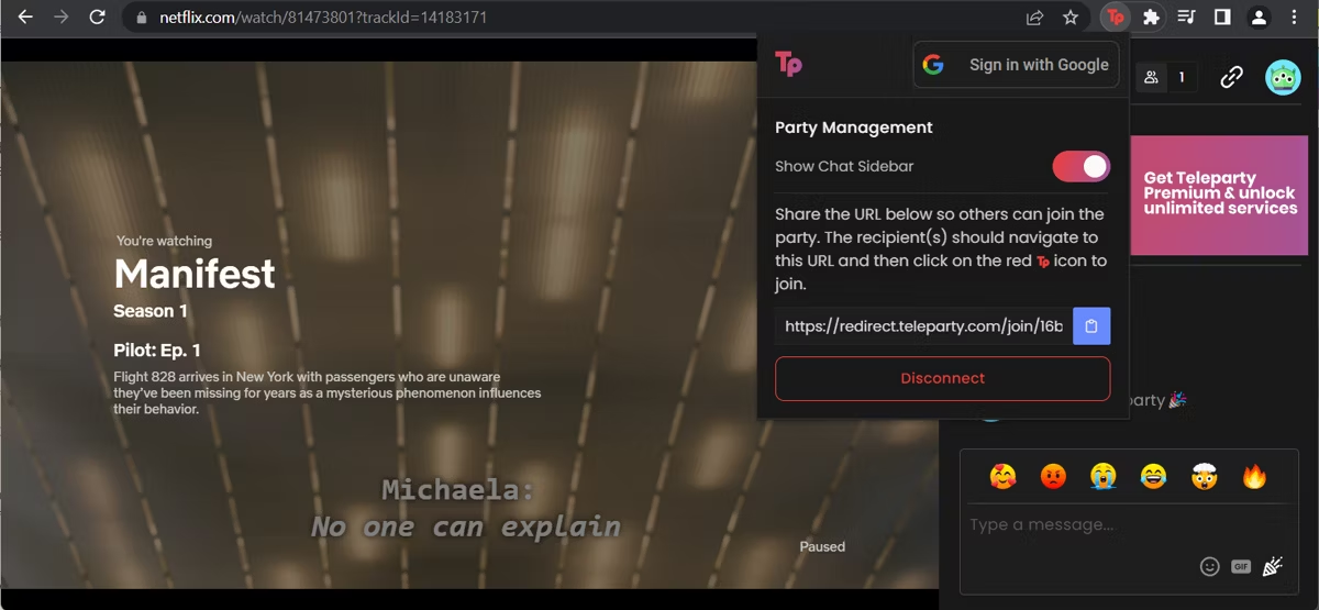 Netflix Teleparty