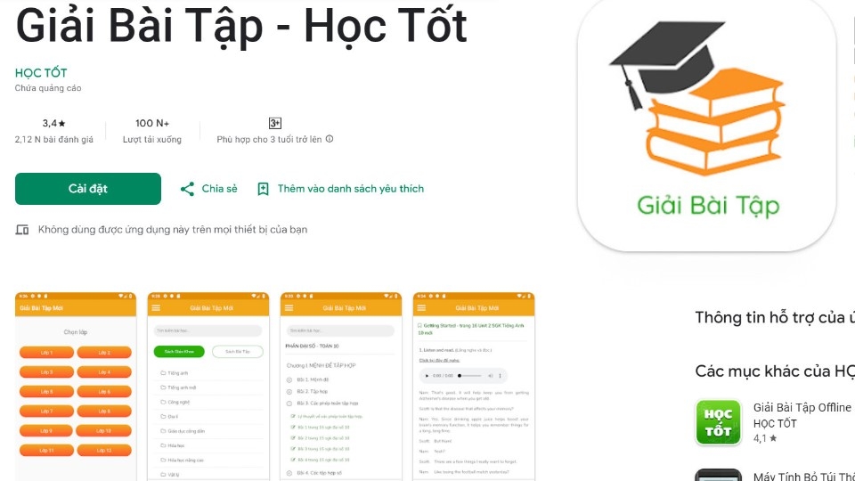 Giải bài tập - Học tốt