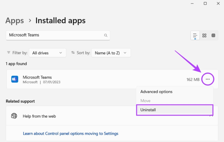 Sửa lỗi Microsoft Teams sử dụng CPU cao bất thường trên Windows 11 (14)