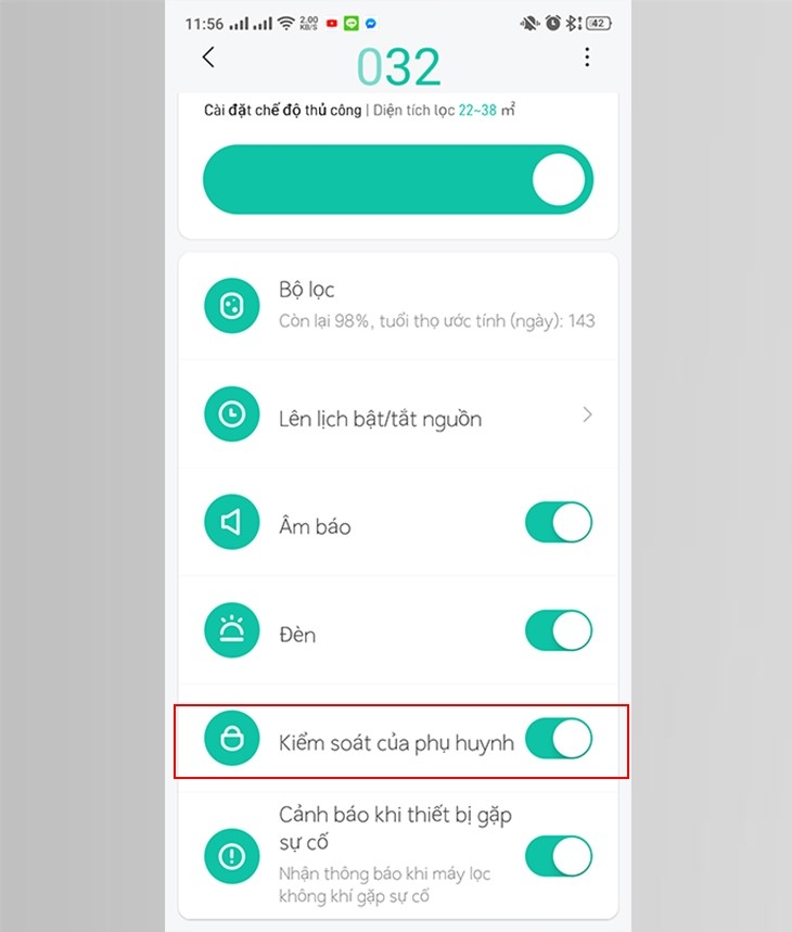 Kết nối, sử dụng Máy lọc không khí Xiaomi Mi Air Purifier 3C 11