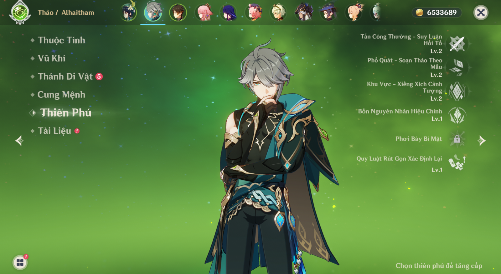 Kỹ Năng Alhaitham Genshin Impact