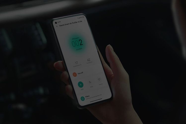Máy lọc không khí Xiaomi Mi AP 4 Lite thiết kế nhỏ gọn, hiện đại