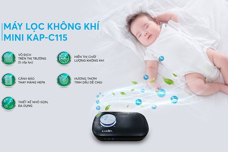 Máy lọc không khí mini KAP-C115