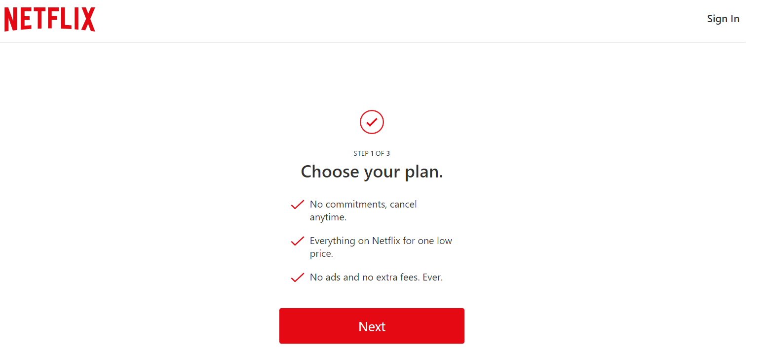 Thanh toán Netflix