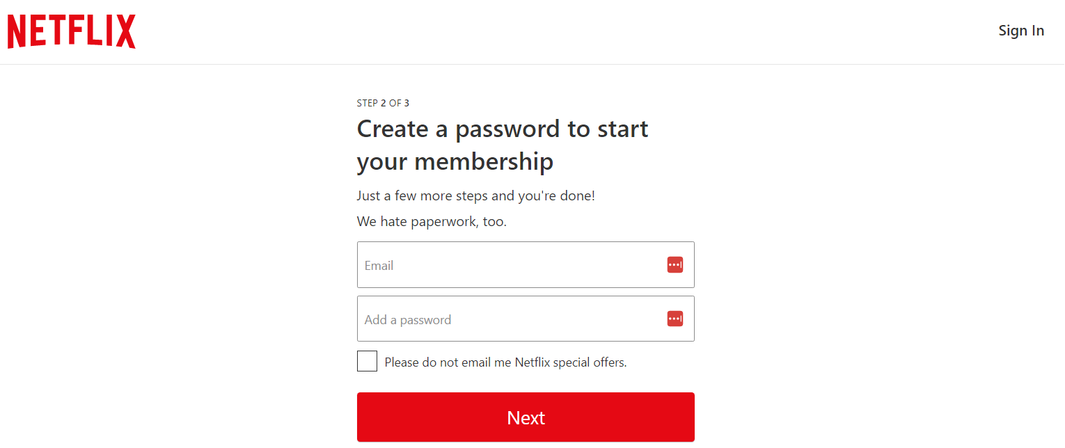 Thanh toán Netflix