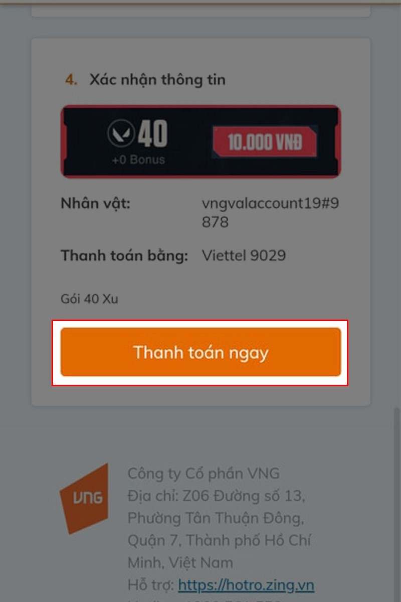 Nạp chi phí Valorant bởi vì Viettel (Ảnh 2)