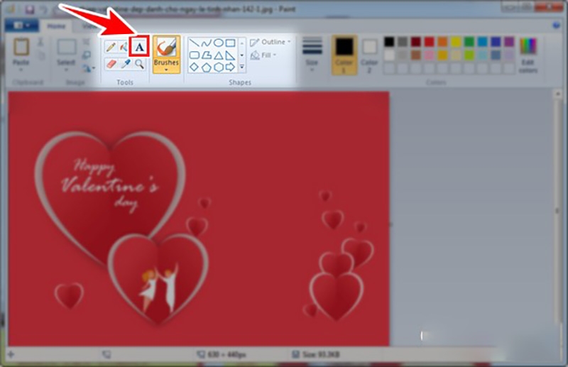 Cách tạo thiệp Valentine 14/2 (Ảnh 7)