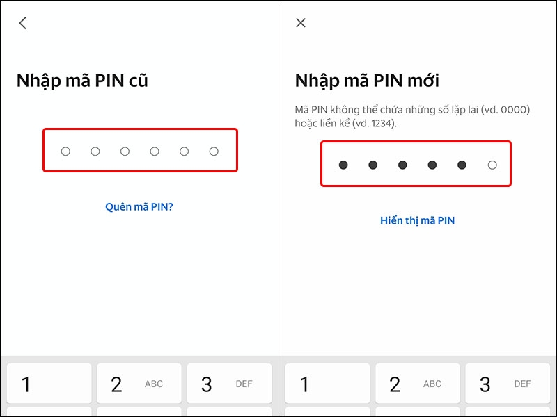 Cách thay đổi mã PIN trên ứng dụng Grab