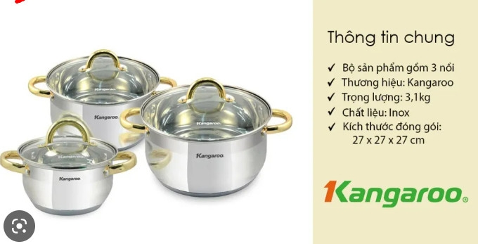 Bộ nồi chảo tặng vợ ngày Valentine - ảnh 1