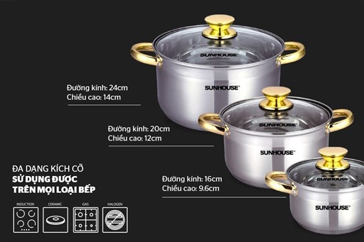 Bộ nồi chảo tặng vợ ngày Valentine - ảnh 2