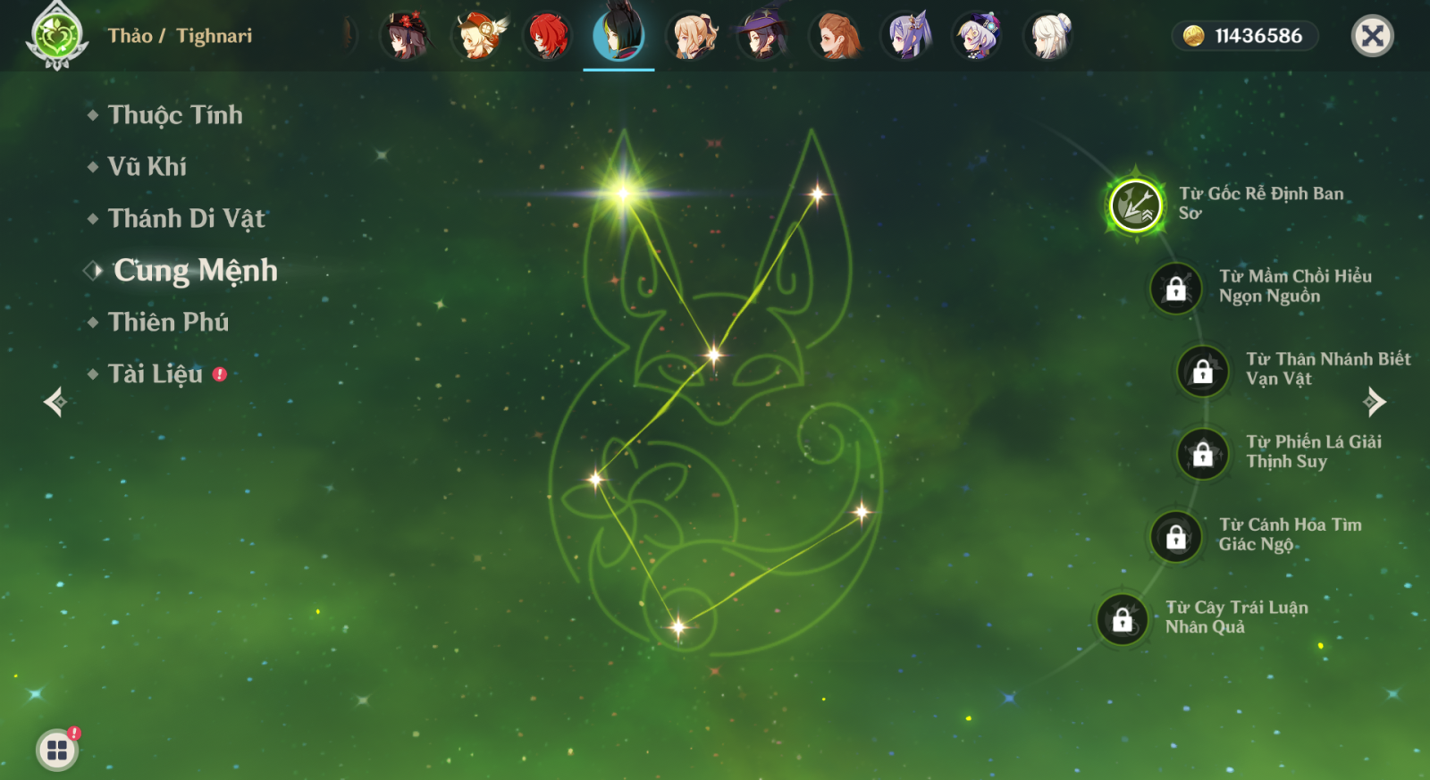 Cung mệnh Tighnari