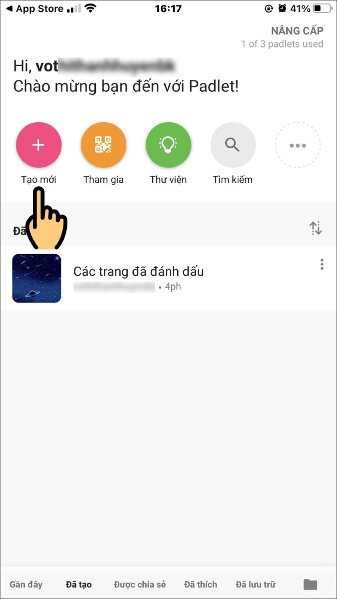 Cách nộp bài trên Padlet (Ảnh 3)