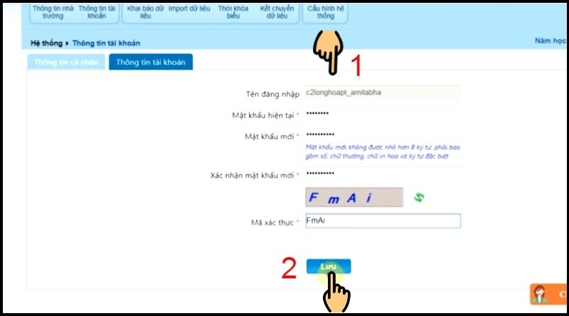 Cách cấp lại mật khẩu SMAS cho giáo viên (Ảnh 6)