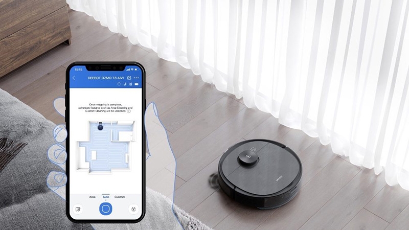 Đánh giá robot hút bụi lau nhà Ecovacs Deebot Ozmo T8 Max 5