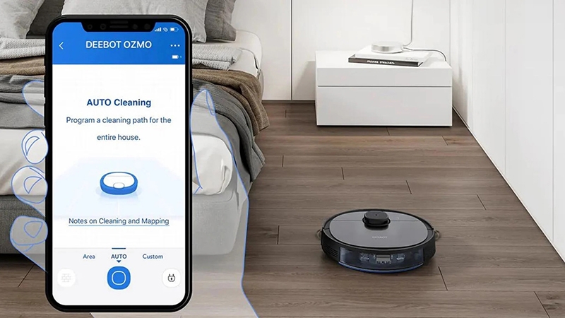 Đánh giá robot hút bụi lau nhà Ecovacs Deebot Ozmo T8 Max 7