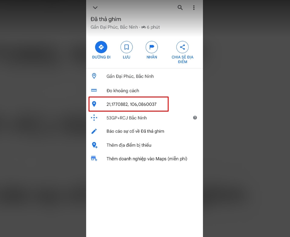 Lấy tọa độ trên Google Maps - Ảnh 04