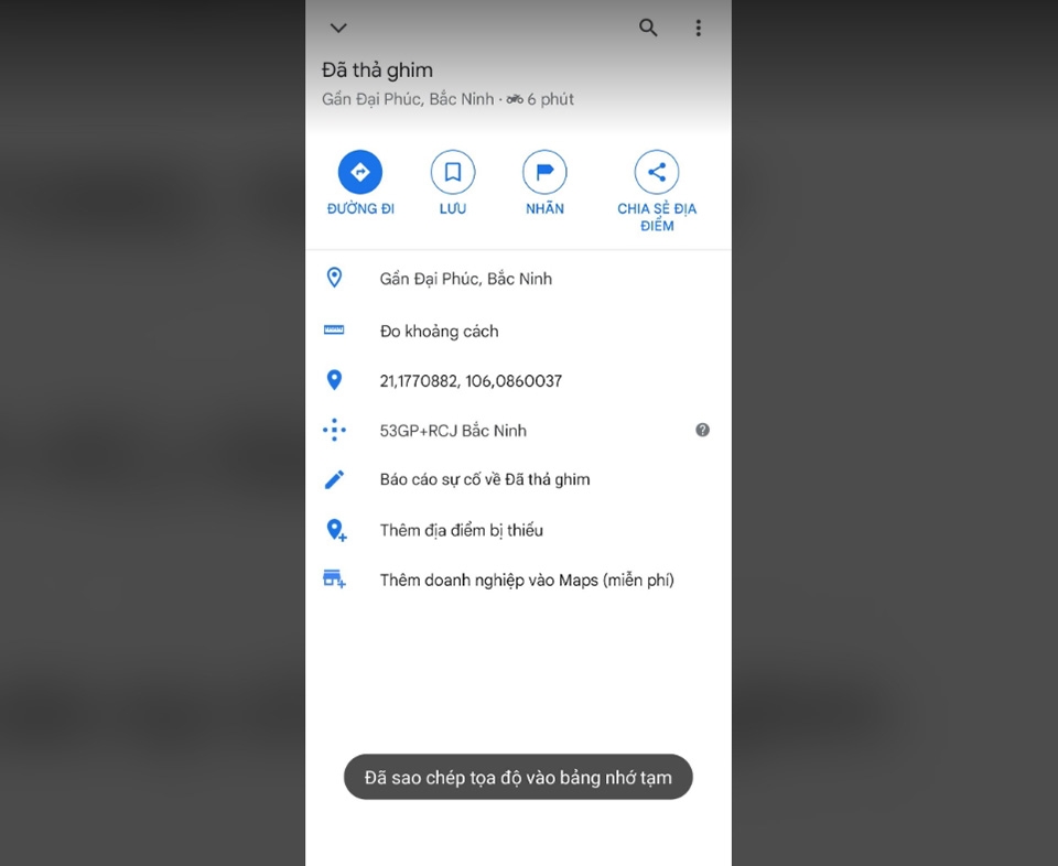 Lấy tọa độ trên Google Maps - Ảnh 05