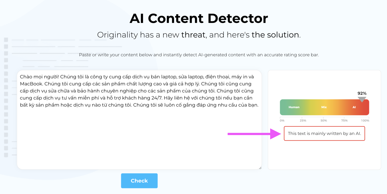 Công cụ nhận biết văn bản do AI tạo - Ảnh 8