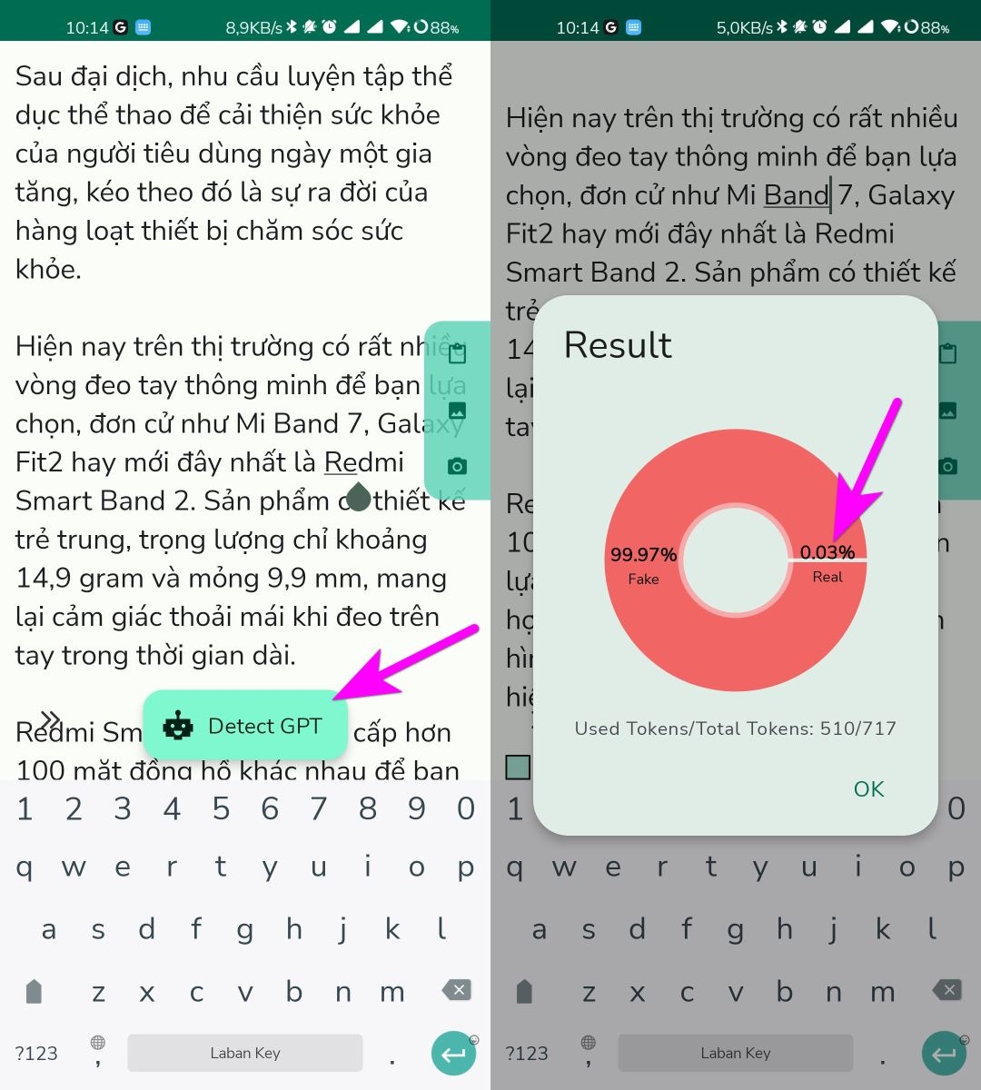 Công cụ nhận biết văn bản do AI tạo - Ảnh 6