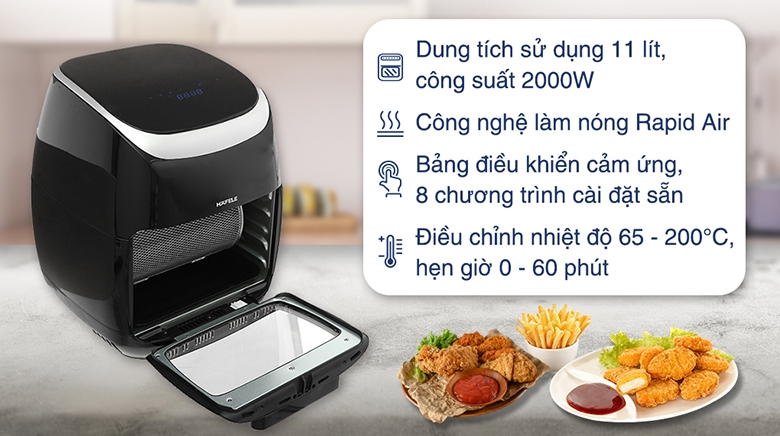 nồi chiên không dầu giảm giá Valetine - ảnh 3