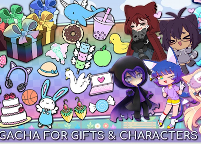 Game Gacha for gifts và characters