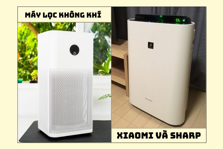 So sánh máy lọc không khí Xiaomi và Sharp