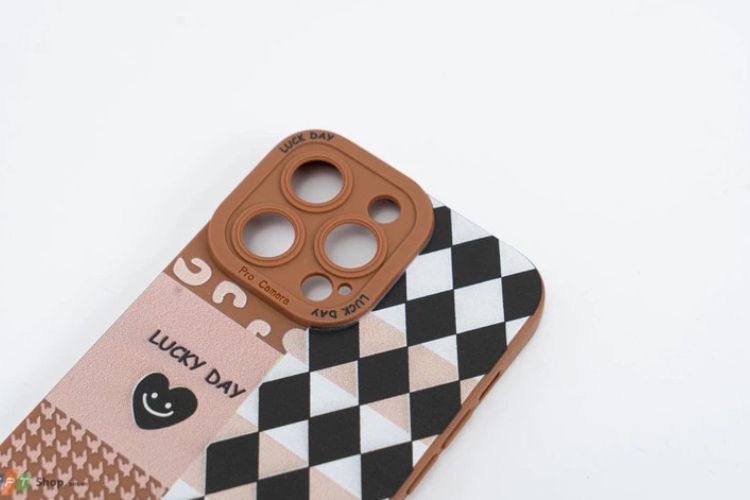 Ốp lưng iPhone 14 Pro Max Meetu họa tiết caro