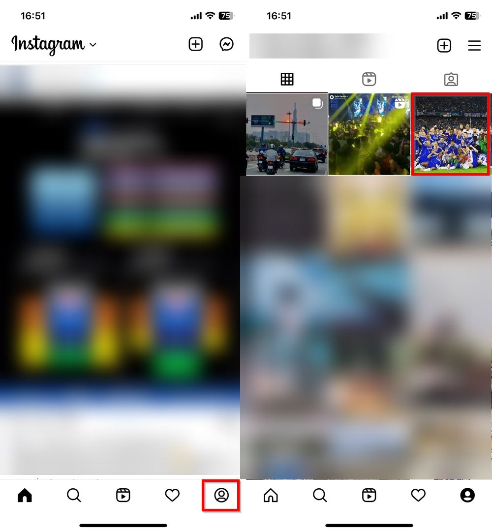Cách ghim bài viết của mình trên Instagram 1