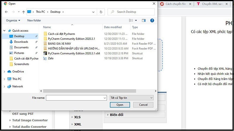 Cách chuyển file XML sang PDF online (Bước 3)