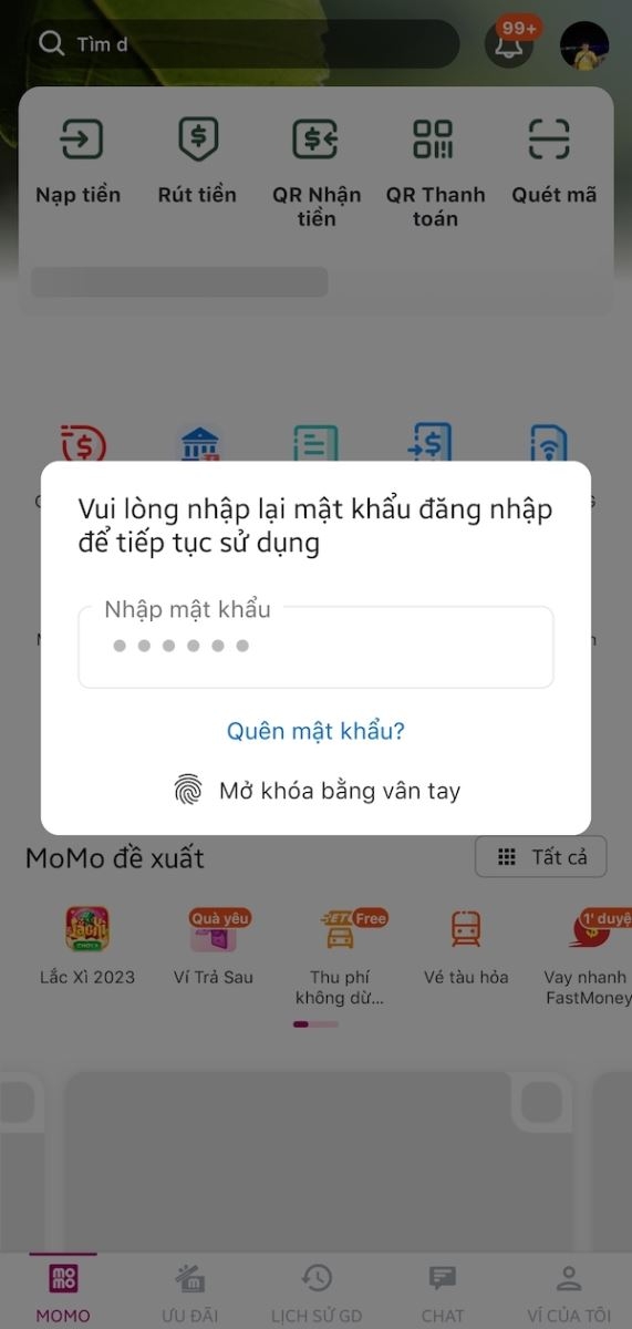 Hướng dẫn cách chuyển tiền vào ví MoMo cho người khác cực đơn giản hình 1