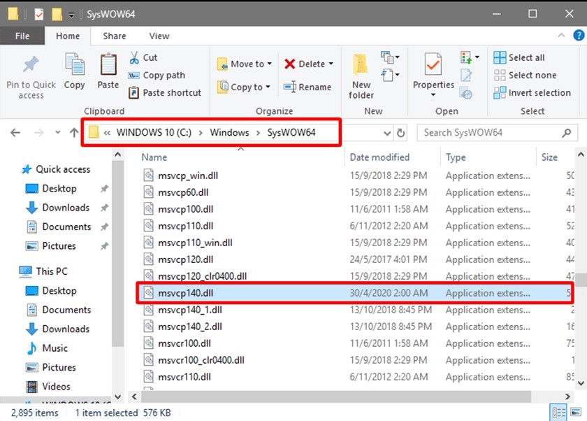 Lỗi MSVCP140.dll 12