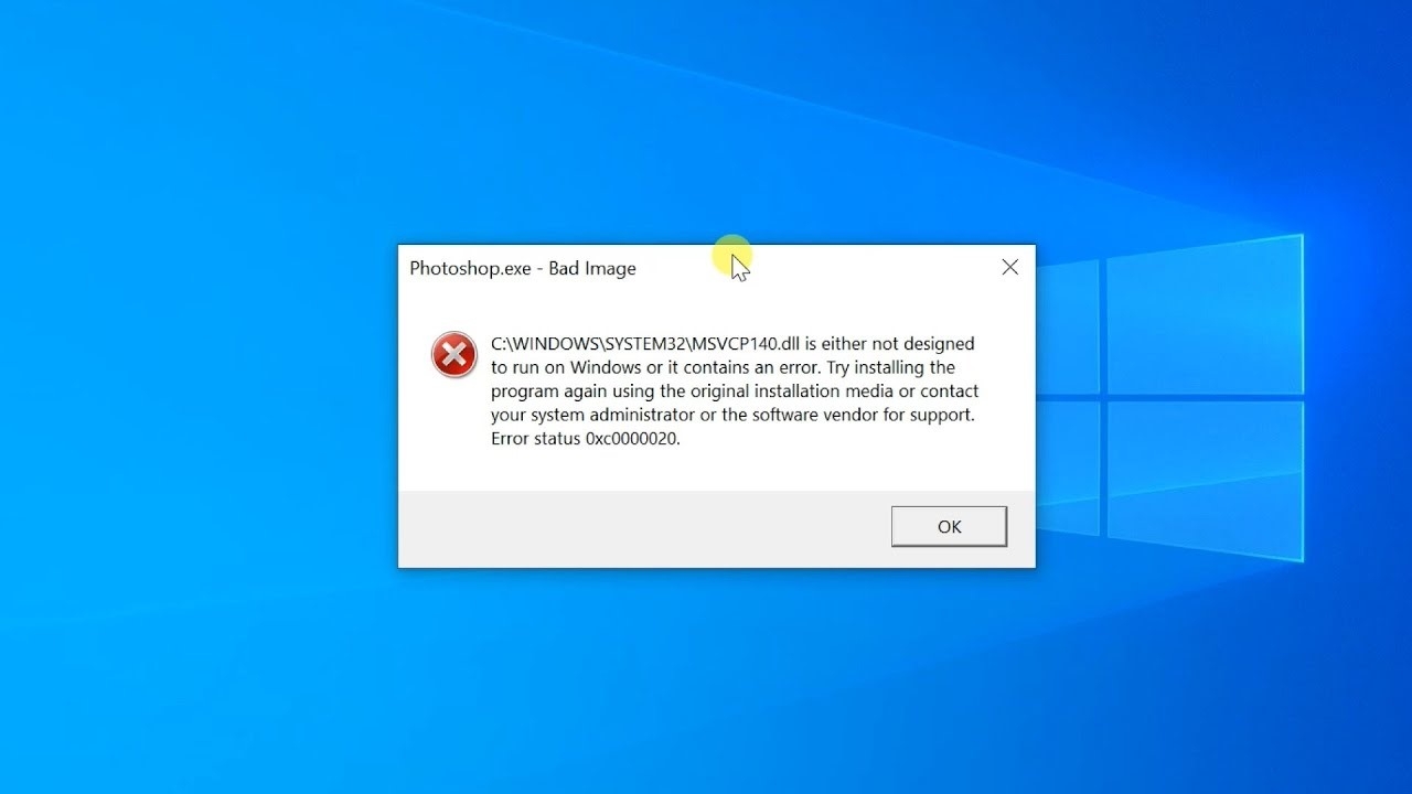 Lỗi MSVCP140.dll 3