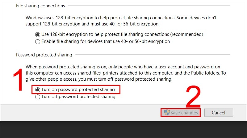 Share máy in đúng cách - Bước 8