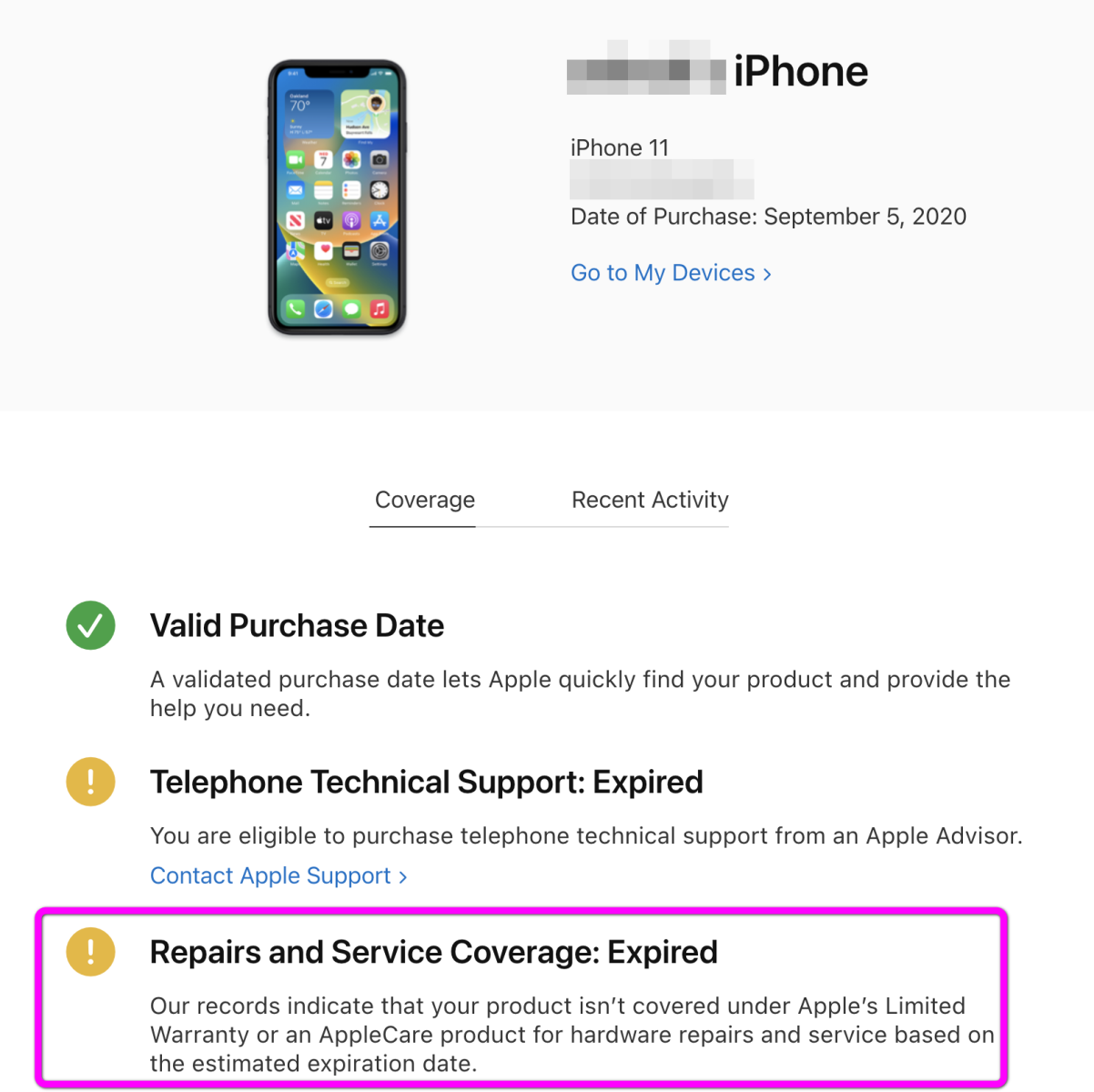 Cách kiểm tra thời hạn bảo hành iPhone - Ảnh 7