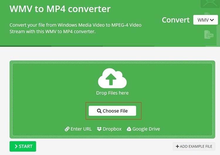 Bước 2: Chuyển file WMV sang MP4