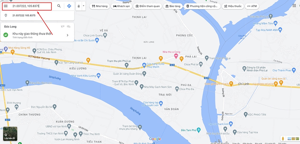 Nhập toạ độ trên Google Maps - Ảnh 04