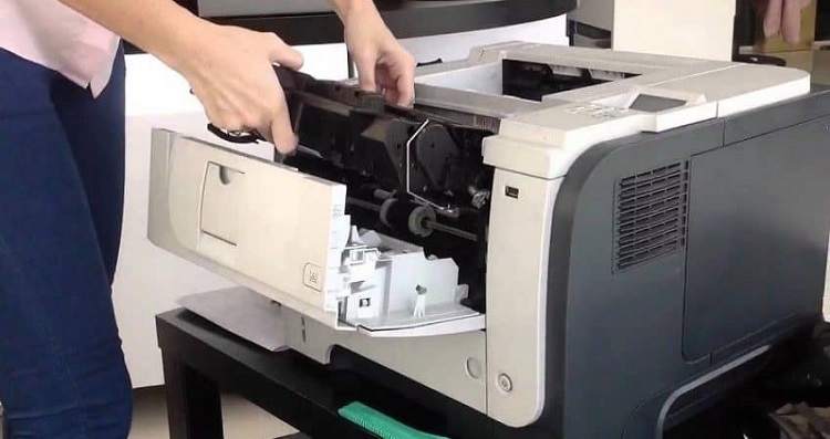Khắc phục máy in báo lỗi out of paper (Ảnh 3\)