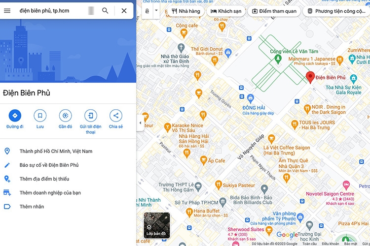 Google Maps bất ngờ đổi tên đường Điện Biên Phủ tại TP.HCM thành Võ Nguyên Giáp