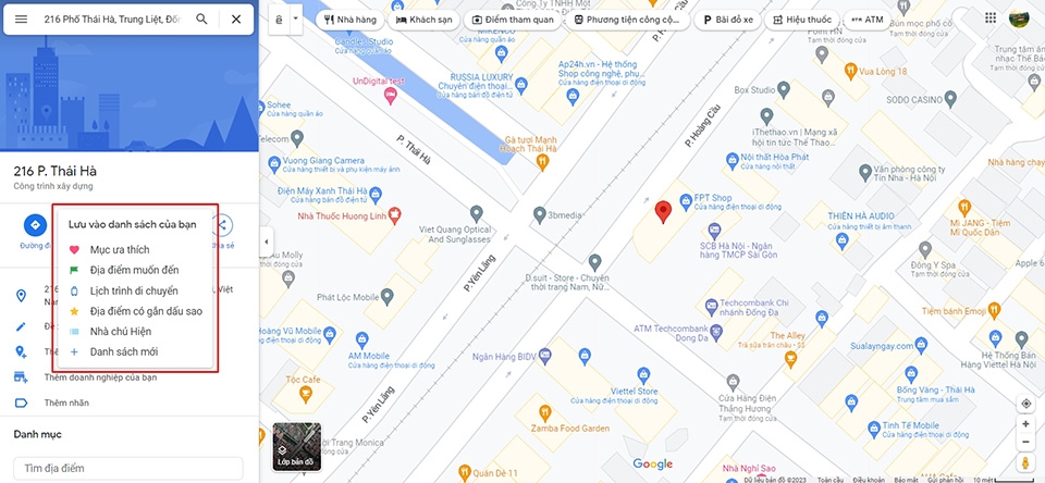Đánh dấu vị trí trên Google Maps - Ảnh 04