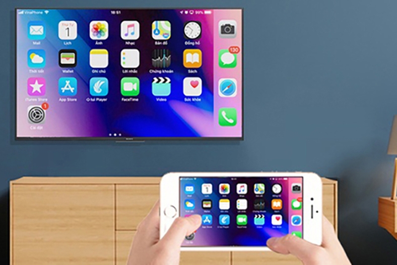 Hướng dẫn cách chia sẻ màn hình iPhone lên tivi (Ảnh 1)