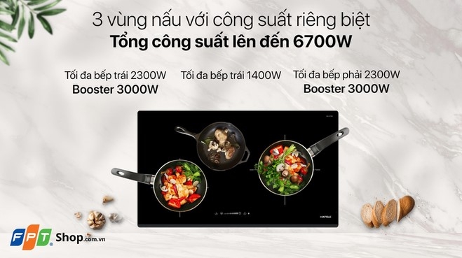 Bếp từ 3 vùng nấu là gì? Có nên mua không? 20