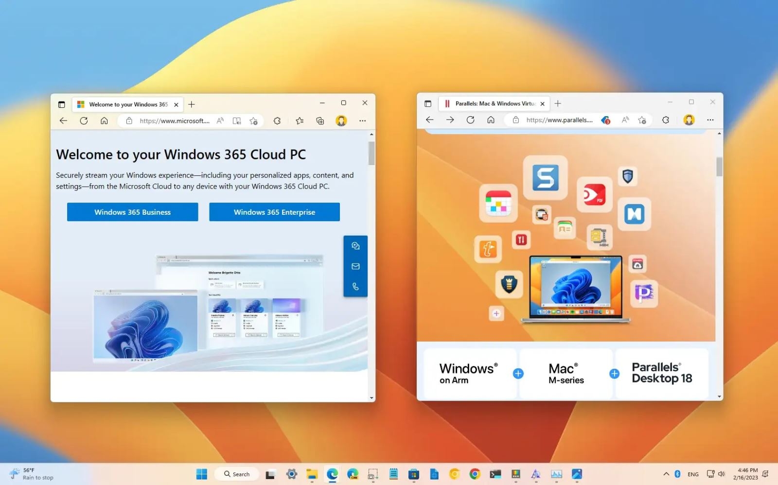 Windows 11 đã hỗ trợ chính thức máy Mac dựa trên M1 và M2