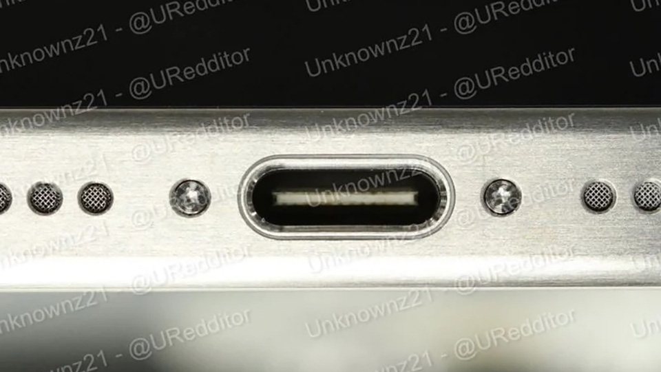 Đây là thiết kế cổng USB-C của dòng iPhone 15