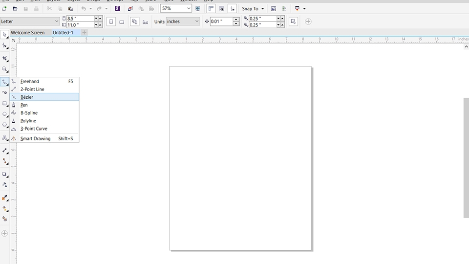 Cách vẽ hoa sen bằng Corel (Bước 1)