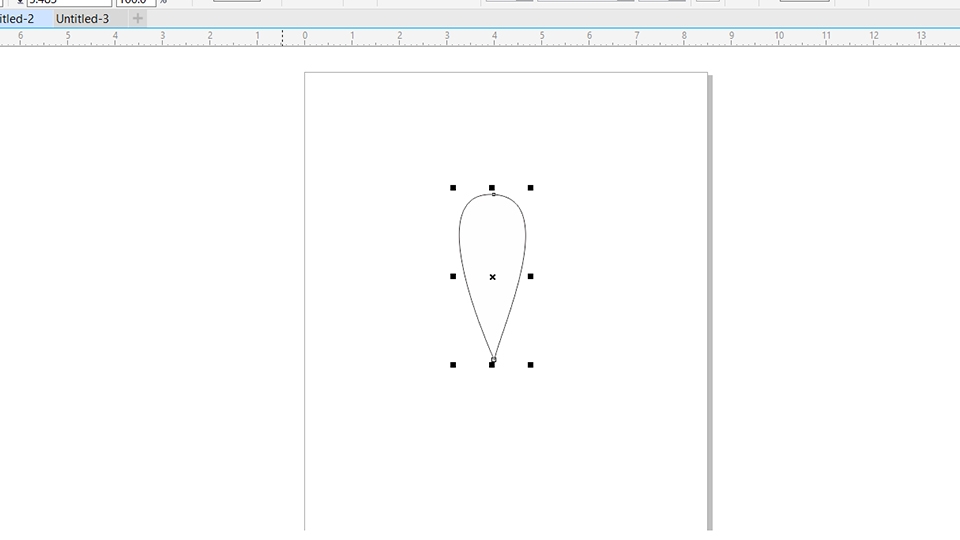 Cách vẽ hoa sen bằng Corel (Bước 8)