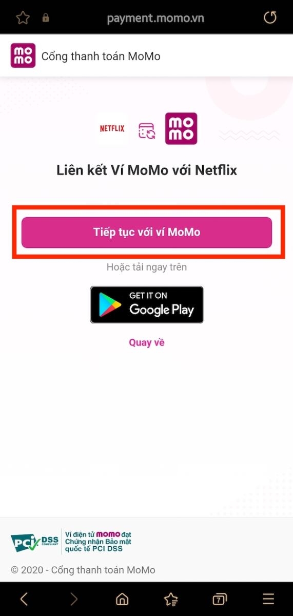 Cách thanh toán Netflix qua MoMo cực tiện lợi và nhanh chóng hình 8