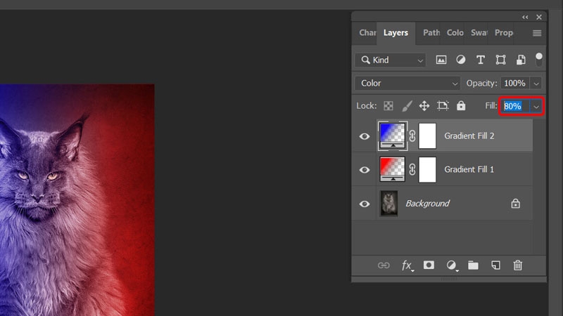 Cách Blend màu đỏ và xanh cho hình ảnh bằng Photoshop