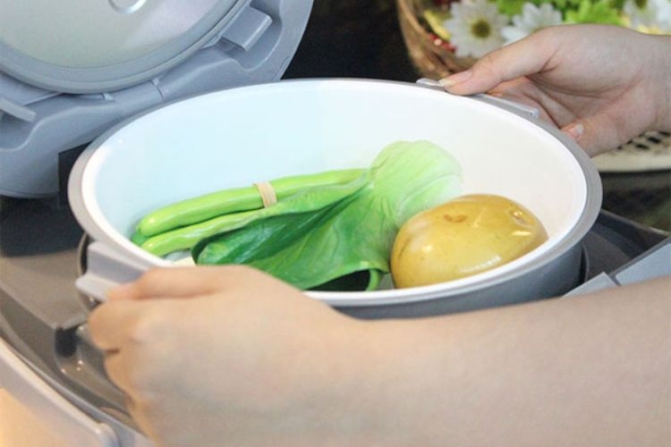 Nồi cơm điện có xửng hấp tối ưu hiệu quả sử dụng