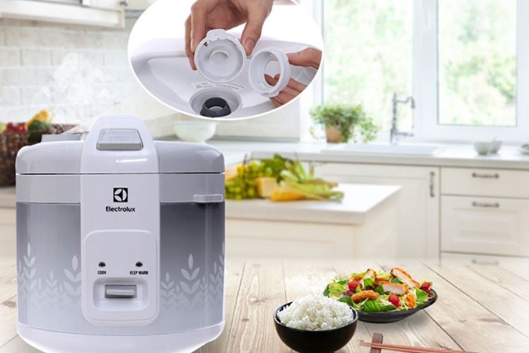 Nồi cơm điện có xửng hấp tối ưu hiệu quả sử dụng